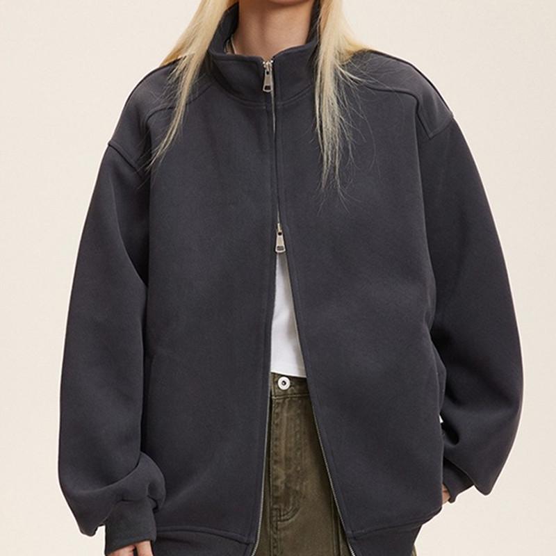 

Унисекс толстовка с двойной молнией в американском стиле, коллекция весна/осень 2024 M