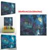 Shenzhen Factory Mermaid Princess Canvas Wall Art Modern Fairy Tale Bedroom Children's Room Decorative Painting Core
