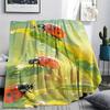 Insect Print Flannel Blanket, High quality Comfortable for All Seasons, Home Decor, Warmth and Comfort, Perfect for Christmas Gifts