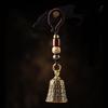 Brass Sutra Bell Keyring Pendant for Keychain Home Store Handbag Backpack Decors