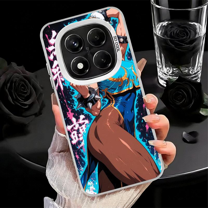 ChunLi S-Street F-FighterS Shockproof Phone Case for Xiaomi Redmi Note 15 14 13 12 Pro Plus 11 11S 11T 5G Cover Anti Fall Fundas