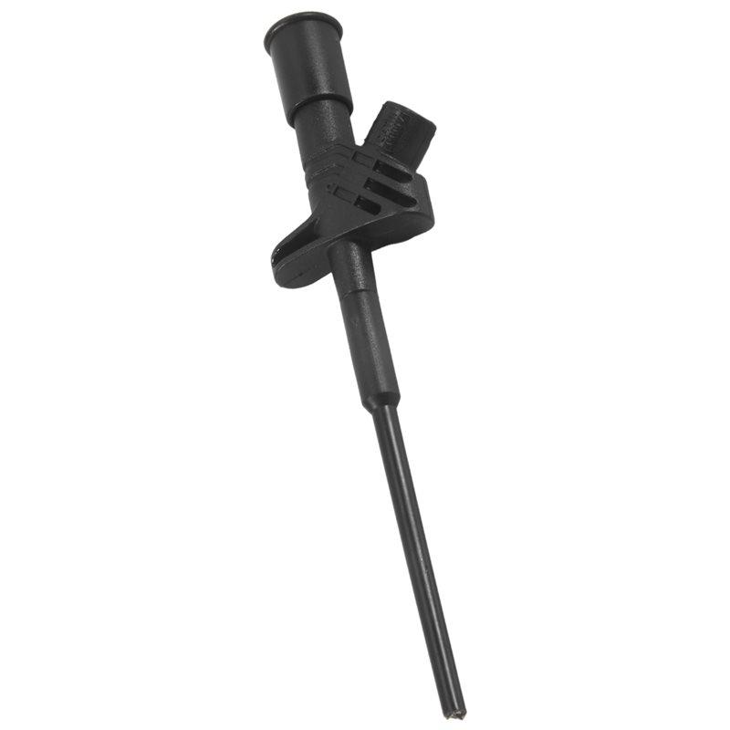 ABUL-2Pcs Quick Test Hook Clip Professional Insulated High Voltage Flexible Testing Probe 4Mm Banana Socket Red And Black