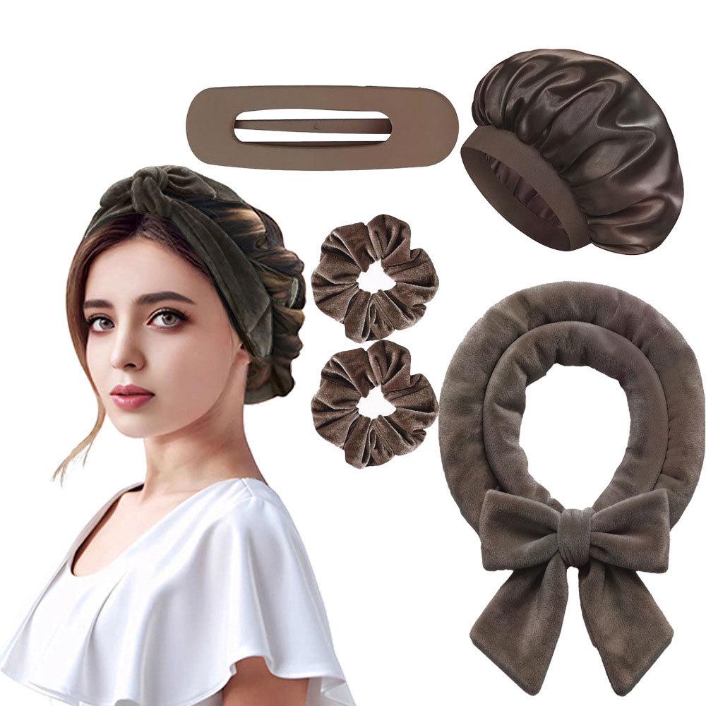 Crossbow Headband Heatless Curling Iron: Lazy Curl Bar for Big Waves & Sleep Styling Hair Roller