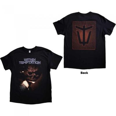 Within Temptation Unisex Volwassen Bleed Out Single Back Print T-shirt