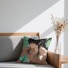 Game Wuthering Waves Qiuyuan cushion cover Square Sofa Cushion Cover Casual Skin-Friendly Comfortable Pillow Cover