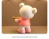 Adorable Bear Resin Decoration for Entryway Key Storage