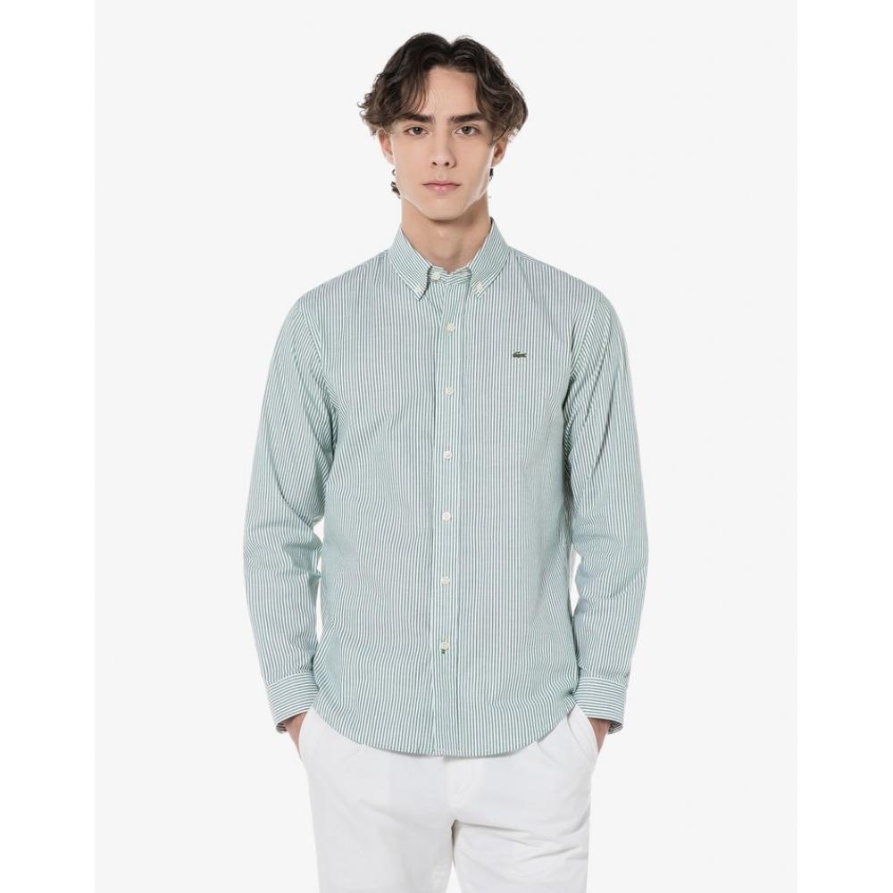 

LacoSte Men S Oxford Stripe Shirt Ch352e 54g 132 042