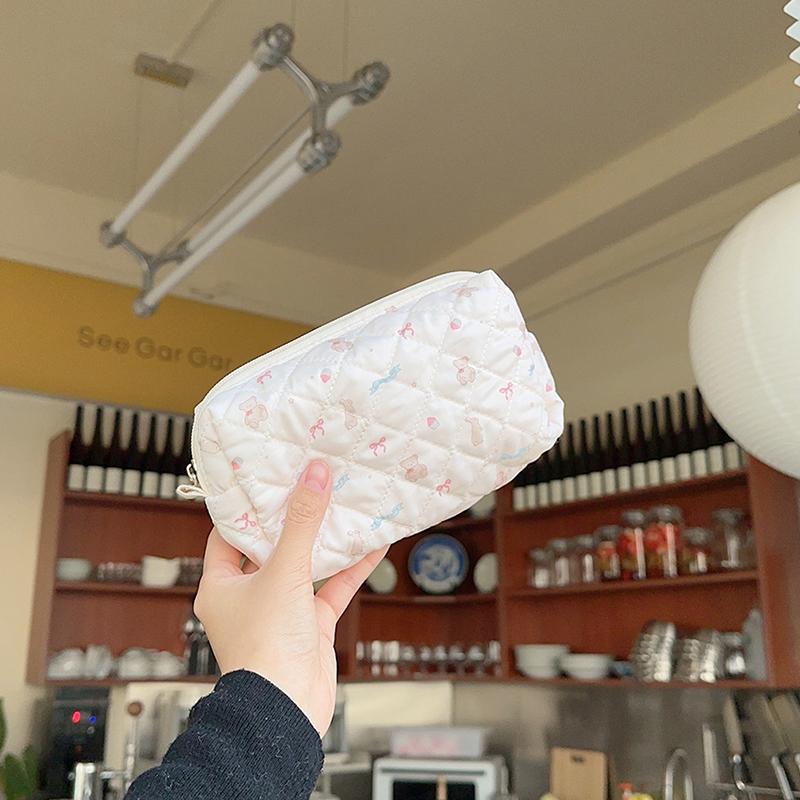 

Мила косметичка жіноча з мультяшним принтом, портативний жіночий кейс для макіяжу, дорожні сумки для зберігання, повсякденний жіночий клатч-гаманець