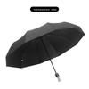 Automatic Reverse Umbrella with LED Flashlight and Reflective Strip