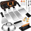 35-Piece Stainless Steel BBQ Tool Set - Outdoor Grill Spatula & Cooking Tools