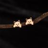 Japanese Small Cat Stud Earrings for Women – Cute Korean Style Animal Accessories