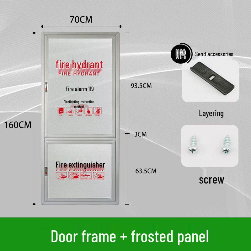 Aluminum Alloy Fire Hydrant Box Frame with Acrylic Door