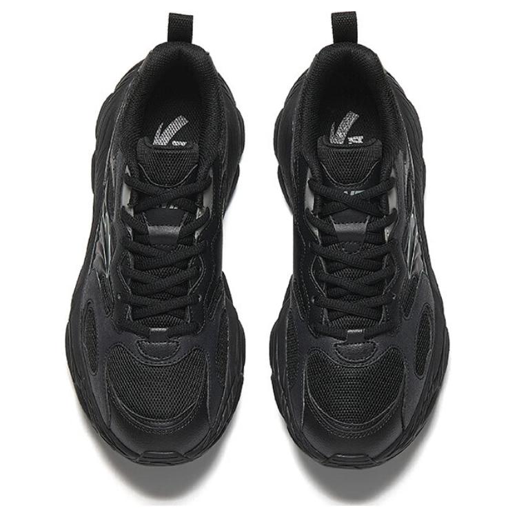 Anta Little Millennium Fabric Comfortable Versatile Non-Slip Wear-Resistant Low-Top Casual Shoes Men sneaker Black 112518812-7