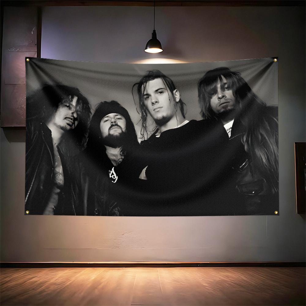Rock Music Flag 3x5ft For Pantera Band Fans Banner Hd Print Brass Grommet Garage Bedroom Living Room Dorm Wall Decor Tapestry