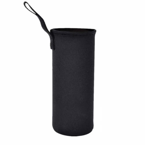 Insulated Neoprene Water Bottle Cover, 750ml Water Bottle Case, Bottle Cover, Holder (750ml - Black)