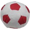 Weicher Plüsch-Fußball Spielzeug, Rot Weiß Gefüllter Fußball, Niedliches Quietschendes Haustier Kauspielzeug für Hunde Katzen, Interaktives Spielzeug Geschenk für Kinder