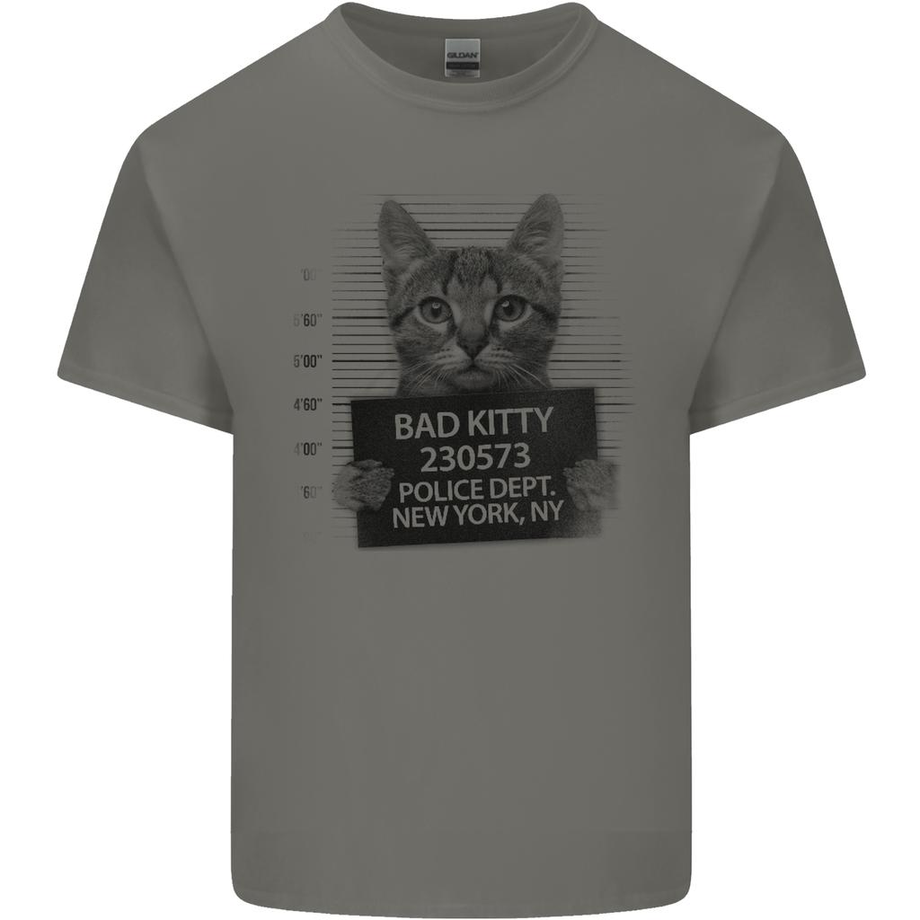 Bad Kitty New York City Police Dept Unisexs Light Cotton TShirt