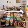 Pixel Art Character Design Bedding Duvet Cover Set (1*Duvet Cover 2*Pillowcases, Without Duvet Insert)