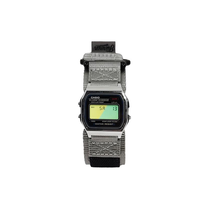 CASIO Customized watch modified series silver resin case fashion trend watch life waterproof A159WA-N1 modified-Iceland Moss A159WA-N1