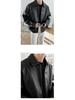 Men's Trendy PU Leather Baseball Jacket - Spring 2023 Korean Style