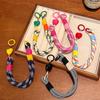 [HF]New 1Pc Cute Colorful Mobile Phone Portable Anti-loss Lovely Knot Hand Bracelet