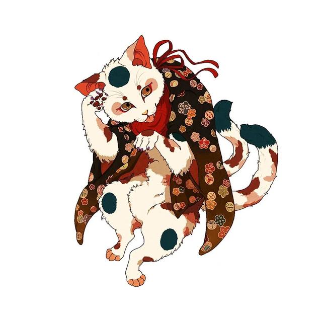 Samolepky na auto Horitomo Monmon Cat Osobnost Vinyl Decal Vodotěsná dekorace