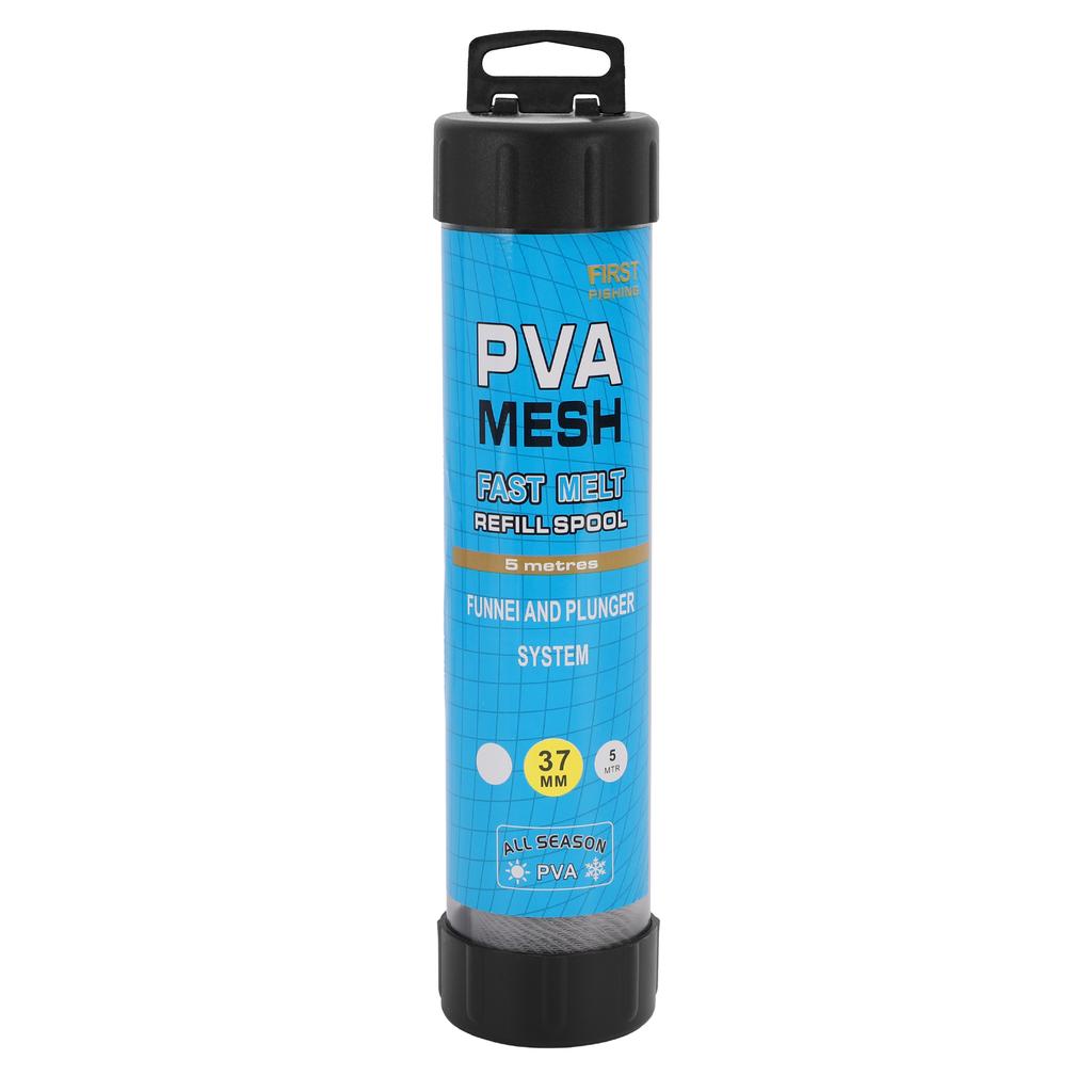 Fishing Bait PVA Mesh Refill Spool With Foldable Scissors Fishing Tackle Baiting Accessories For Various Baits 37mm