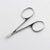 Russian-Style Cuticle Nippers: Stainless Steel, Small Curved, 45-Degree Sharpened Edge for Professional Nail Art and Dead Skin Removal.