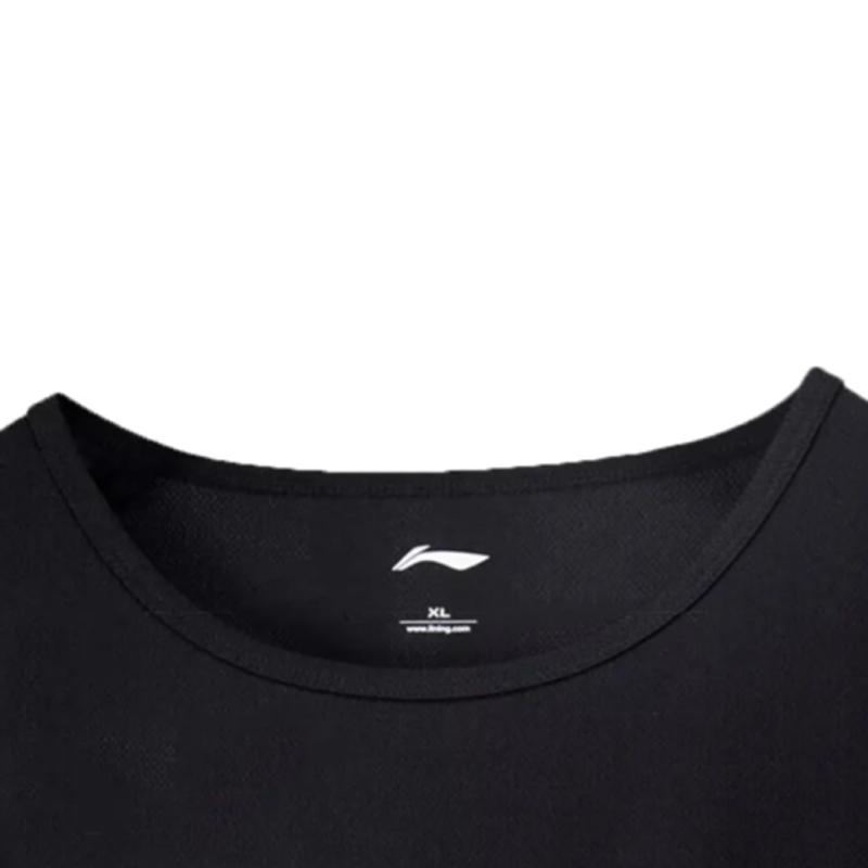Li-Ning Summer Mens Breathable Quick-Dry Fashion Comfortable Lightweight Skin-Friendly Sweat-Wicking Casual Sports Suit Men suit YVSW029-2+YATV113-1