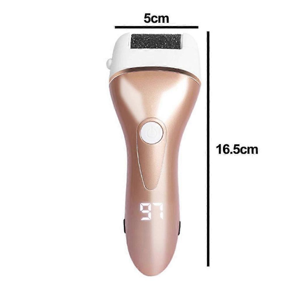 Gift for Ladies and Gentlemen, Electric Foot Callus Remover Kit, Rechargeable Waterproof Foot Scrubber for Dead Skin Care, Professional Pedicure