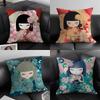 K-Kimmidoll Cute Cushion Cover Pillowcase Ultra Soft Skin Friendly Fabric Cloud Like Comfort & Concealed Zipper