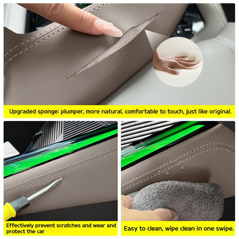 For BMW X3 G45 2025 Car Center Console Leather Saddle-type Side Seam Cushion for Protecting the Interior of the Vehicle.