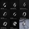 Ring Men's Tide Advanced Sense Index Finger Female Couple Ring Niche Design Titanium Steel Does Not Fade