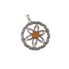 Natural Citrine Gemstone 925 Sterling Silver Handmade Beautiful Pendant 1.48" CP-29-6