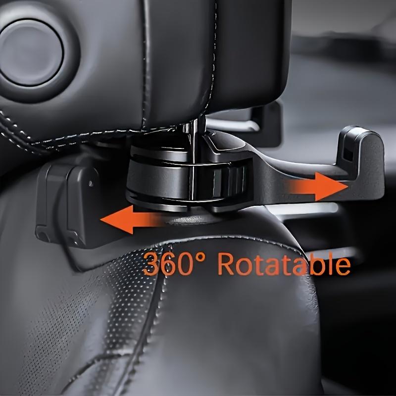 1pc Adjustable Car Seat Phone Holder with Headrest Mount - Durable ABS Material, Waterproof, Auto Vehicle Compatible, Secure Grip for Road Trips
