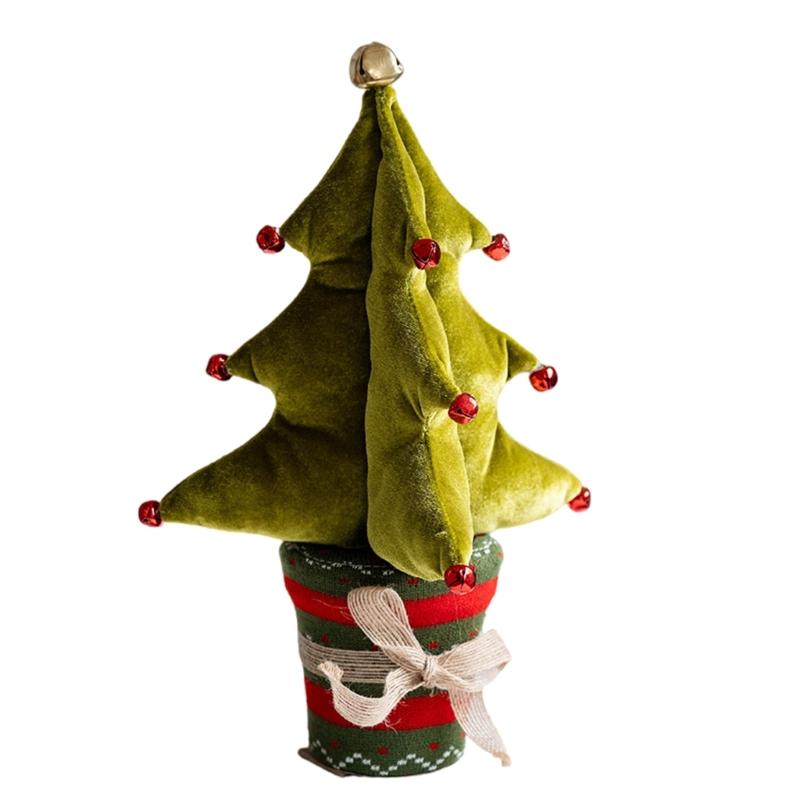 

Миниатюрная искусственная рождественская елка, переносная рождественская елка с праздничным украшением для интимной праздничной обстановки зелёный