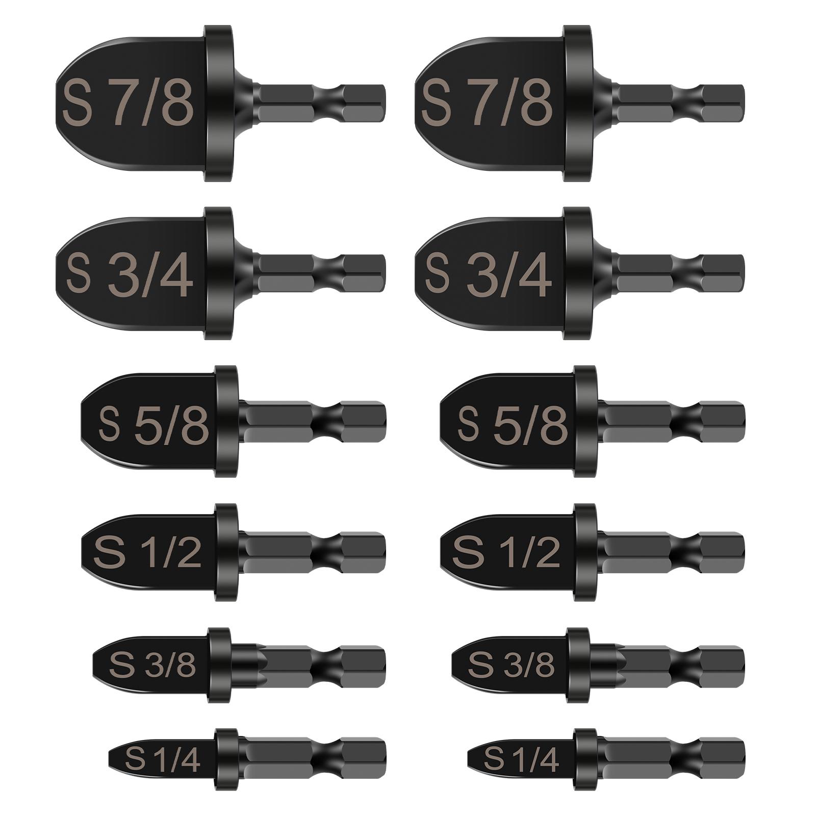 

12шт трубный расширитель 1/4 3/8 1/2 5/8 3/4 7/8 медный трубный расширитель кондиционера инструмент для ремонта труб