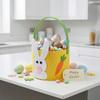Felt Easter Candy Gift Bag With Handle Easter Bunny Basket Children's Gift Candy Bag  Egg Hunting