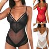 Lingerie sexy da donna, pigiama sexy in pizzo trasparente, un pezzo