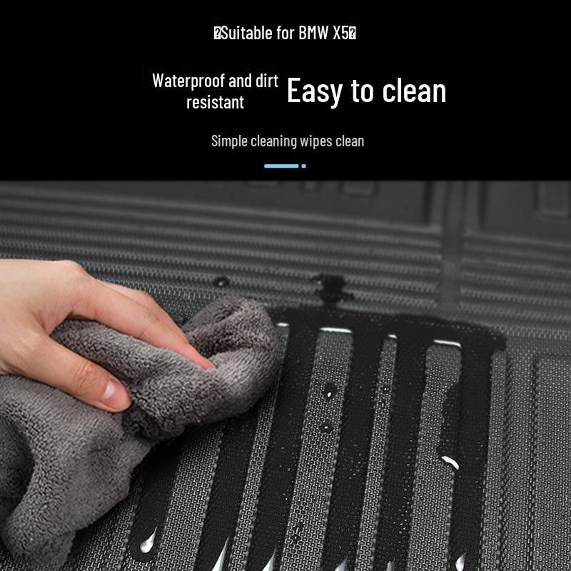 BMW X1/X5 TPE Waterproof Trunk Mat & Rear Seat Protector