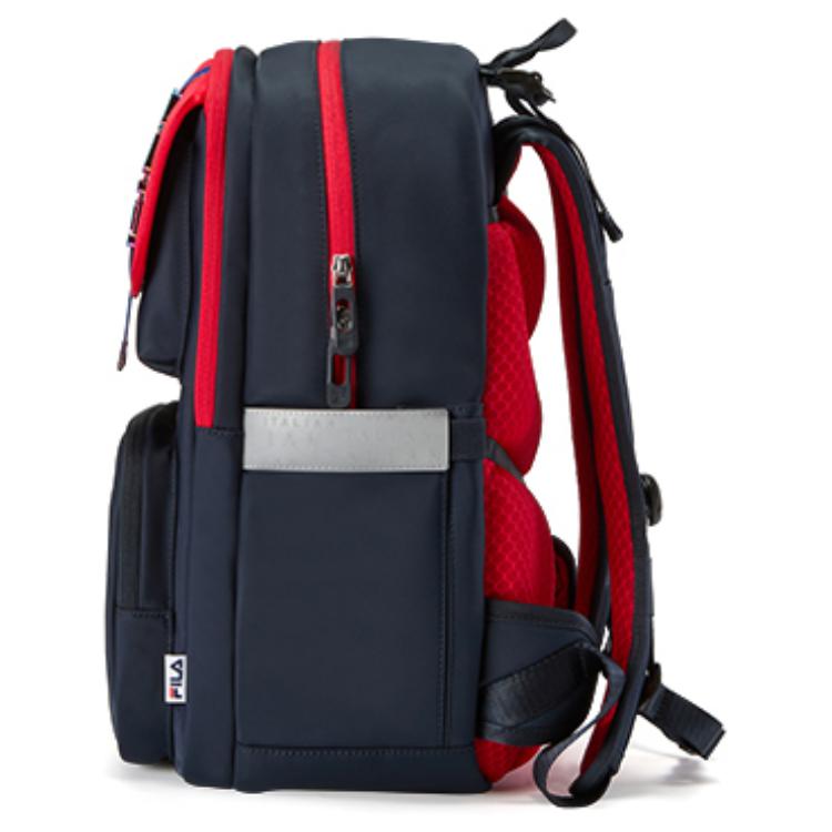 FILA Fashion Casual Versatile Backpack Kids Backpacks Legendary-Blue K18B431121F-NV