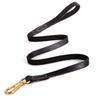 HJ Leather Long Training Pet Dog Leash for Small and Medium Durable Leash, Leash, Leash, Leash, Dogs, (110cm1.6cm, Black)