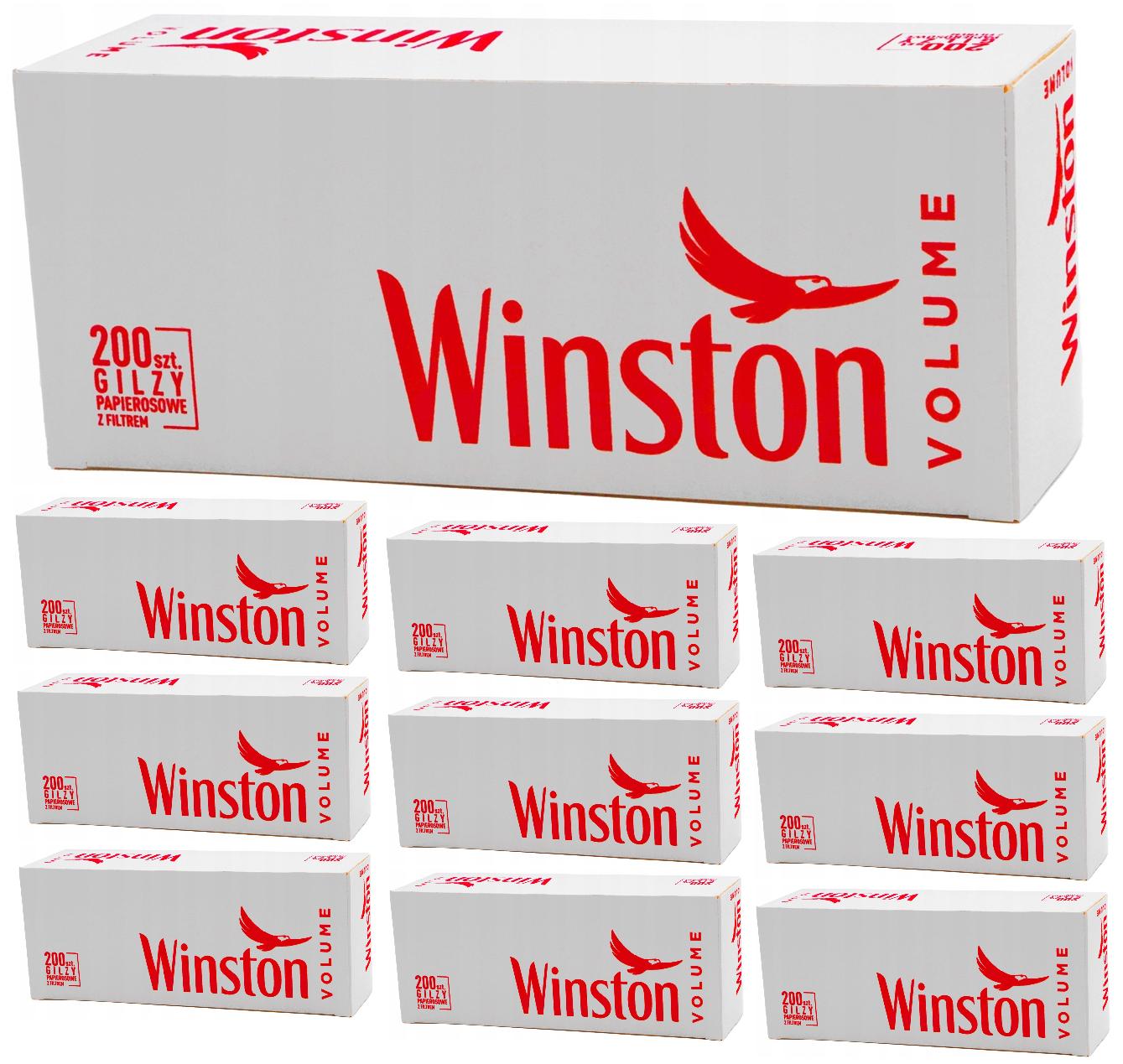 Gilzy Papierosowe Winston Red 200 Gab