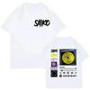 Fashion Hip Hop Oversized Short Sleeve TShirt Rapper Saiko Album Merch T Shirts Unisex Unisex High Quality Cotton Clothing TShirts