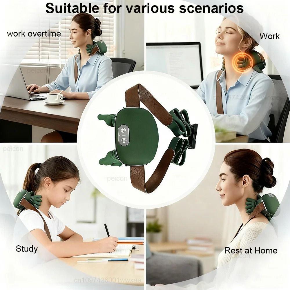 4D Kneading Massage Pillow Heated Neck Massager Shoulder Massager  Trapezius Muscle