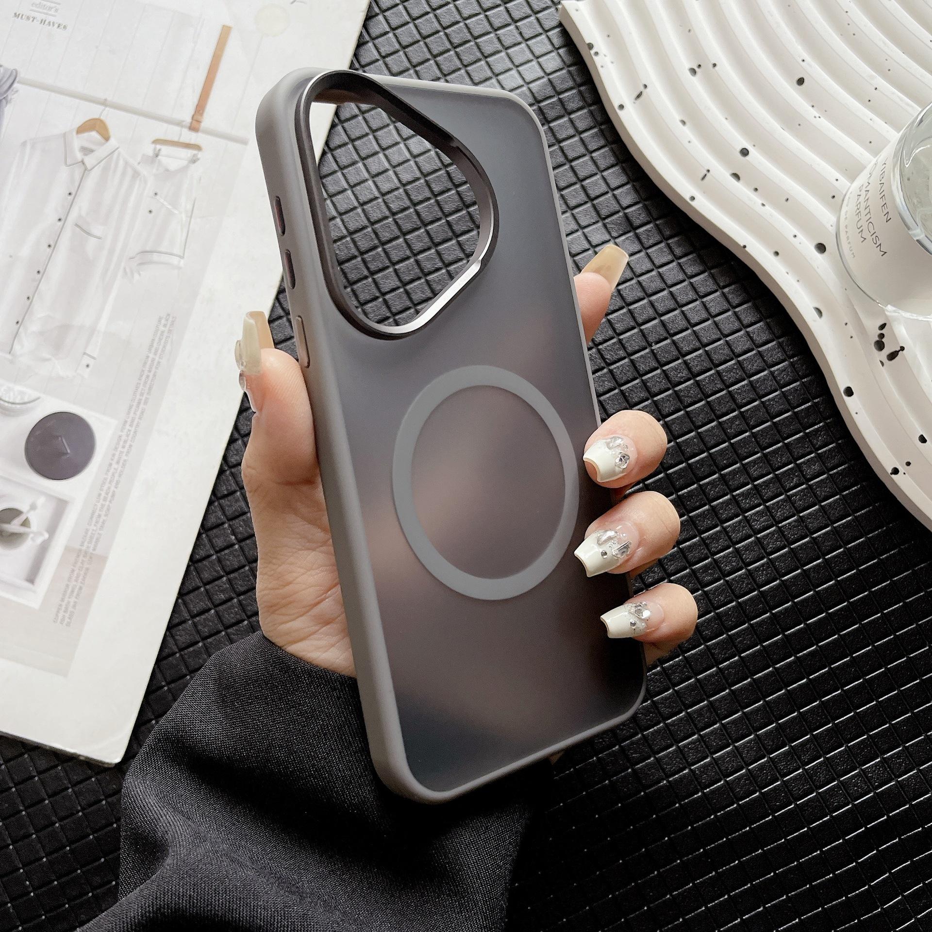 

Huawei Pura70 No-yellowing Phone Case, PurA70 Pro+ Strong Magnetic High-end Business Protective Case Pura70Pro/70Pro+