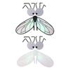 Vleugel met Vliegenmasker Insecten Kostuum Halloween Cosplay Kostuum voor Volwassenen Kinderen 2 Stuks Vlieg Kostuum Accessoires
