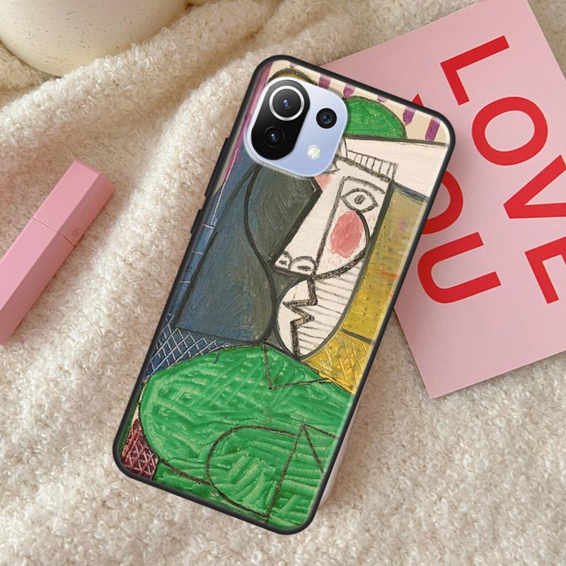 

Картина Пикассо абстрактный художественный чехол для POCO X5 X3 X4 F5 Pro F3 F4 GT C40 M5s чехол для телефона Xiaomi 13 11T 12T Pro 12 Lite POCO M5s