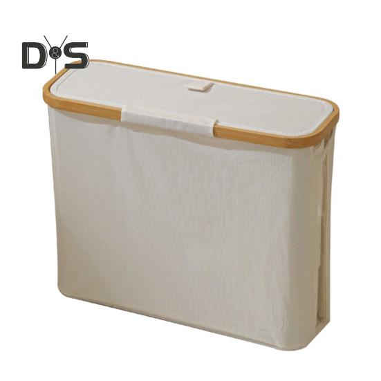 

Корзина для хранения туалетной бумаги с крышкой, большая вместимость, складная конструкция, простая установка, держатель для хранения туалетной бумаги, органайзер для бумаги бежевый