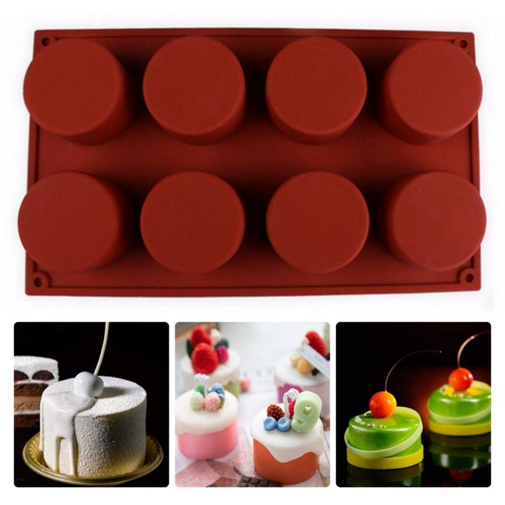 6-Cavity Small Dim Sum Mould Round Soap Mould Professional Cake Mould Baking Tool  Home Baking